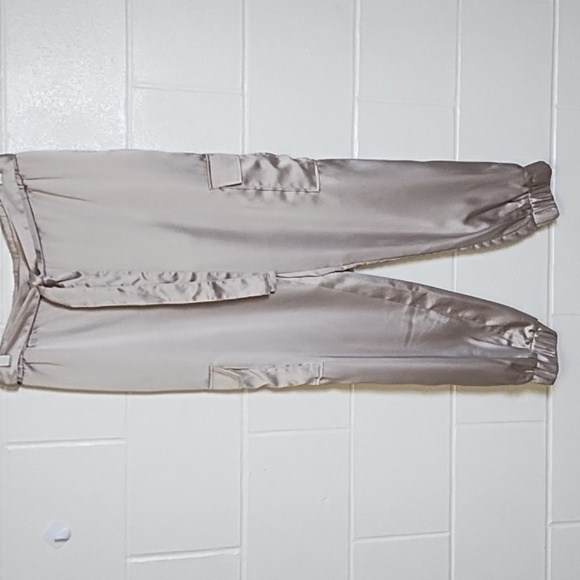 Sincerely Jules Satin Cargo Jogger Dress or Lounge Pants - Picture 8 of 8